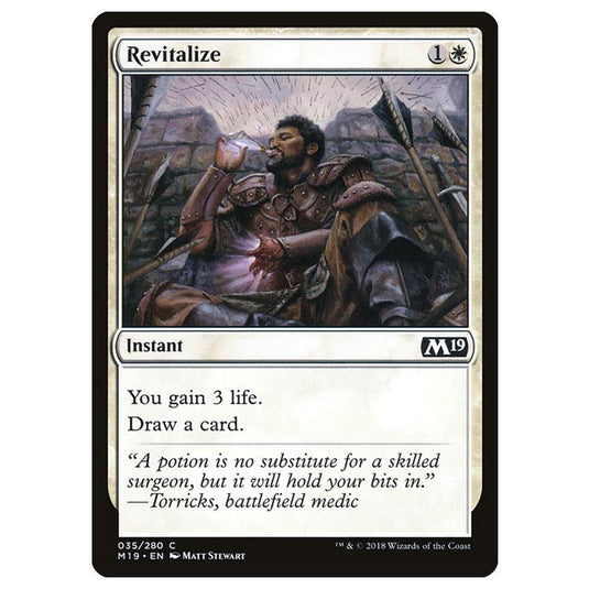 Magic The Gathering - Core Set 2019 - Revitalize - 35/280