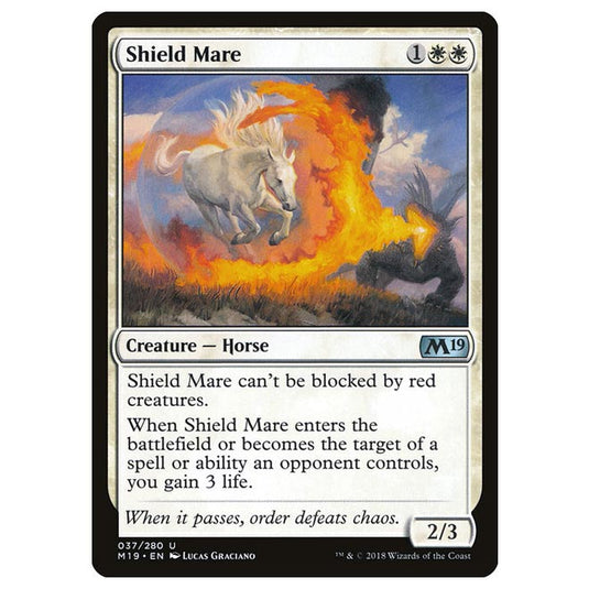 Magic The Gathering - Core Set 2019 - Shield Mare - 37/280