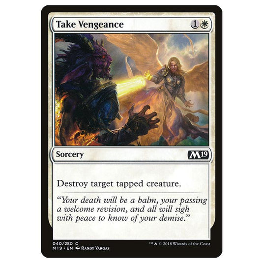 Magic The Gathering - Core Set 2019 - Take Vengeance - 40/280