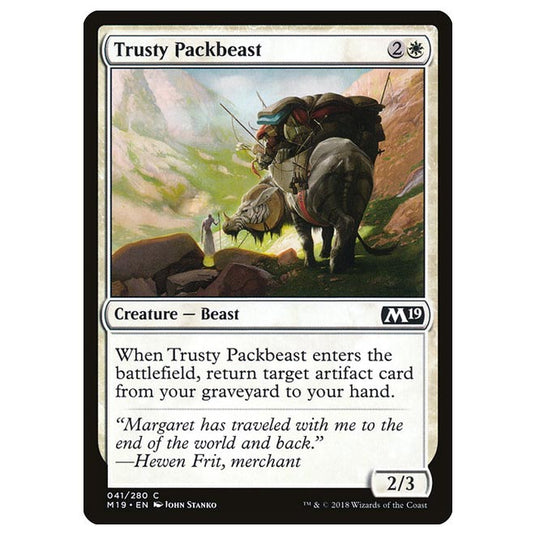 Magic The Gathering - Core Set 2019 - Trusty Packbeast - 41/280