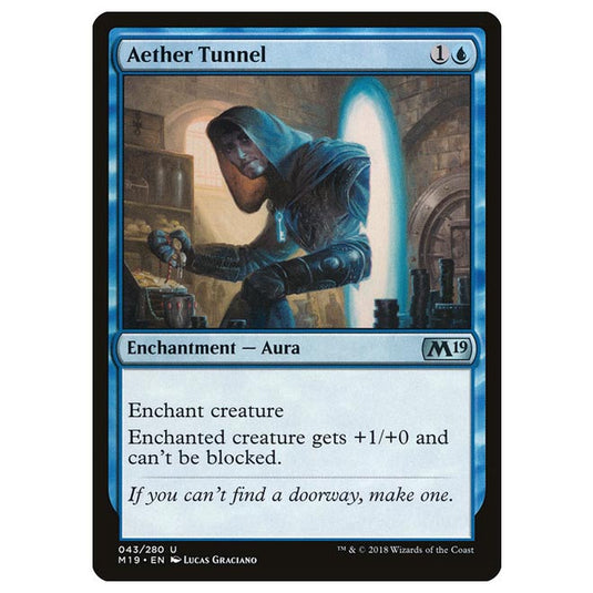 Magic The Gathering - Core Set 2019 - Aether Tunnel - 43/280