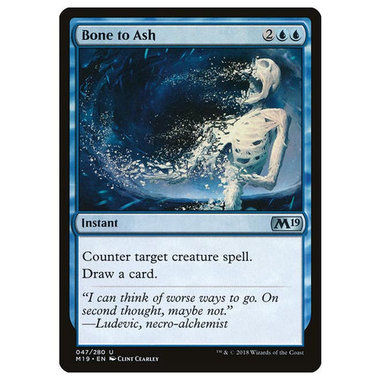 Magic The Gathering - Core Set 2019 - Bone to Ash - 47/280