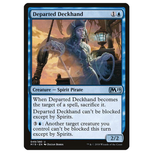 Magic The Gathering - Core Set 2019 - Departed Deckhand - 49/280