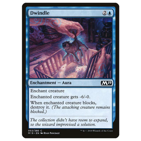 Magic The Gathering - Core Set 2019 - Dwindle - 53/280