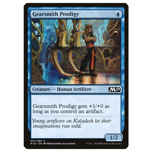 Magic The Gathering - Core Set 2019 - Gearsmith Prodigy - 57/280