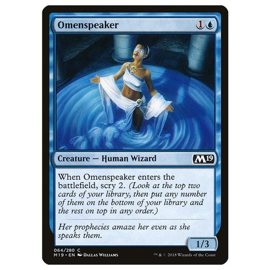 Magic The Gathering - Core Set 2019 - Omenspeaker - 64/280