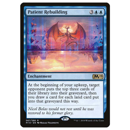 Magic The Gathering - Core Set 2019 - Patient Rebuilding - 67/280