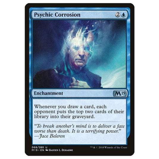 Magic The Gathering - Core Set 2019 - Psychic Corrosion - 68/280