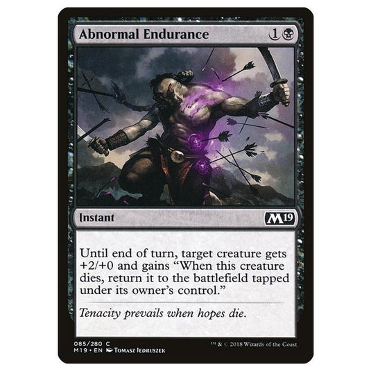 Magic The Gathering - Core Set 2019 - Abnormal Endurance - 85/280