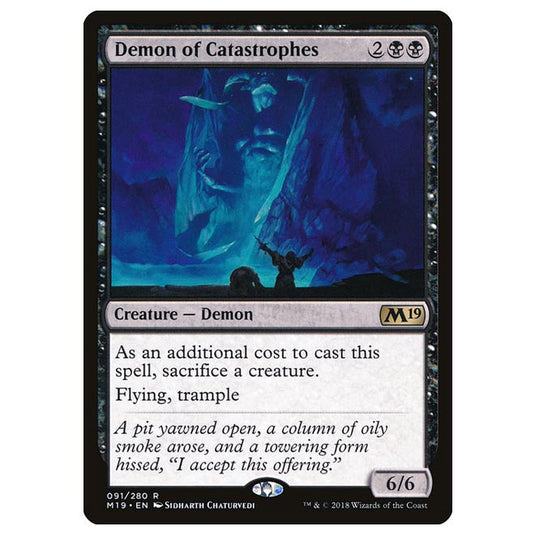 Magic The Gathering - Core Set 2019 - Demon of Catastrophes - 91/280