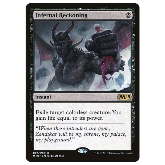 Magic The Gathering - Core Set 2019 - Infernal Reckoning - 102/280