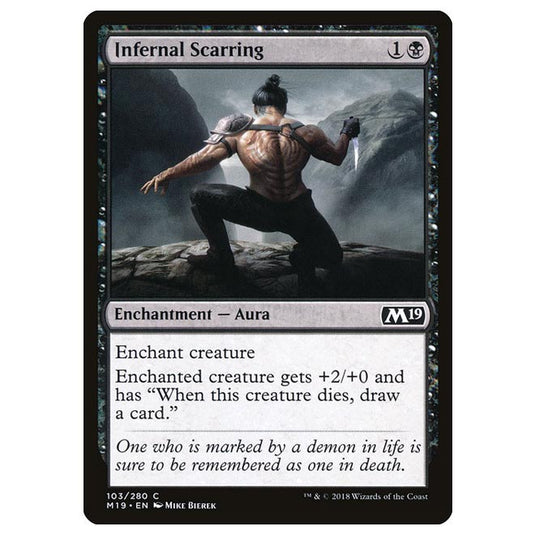 Magic The Gathering - Core Set 2019 - Infernal Scarring - 103/280