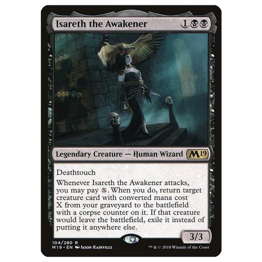 Magic The Gathering - Core Set 2019 - Isareth the Awakener - 104/280