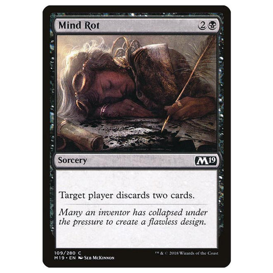 Magic The Gathering - Core Set 2019 - Mind Rot - 109/280