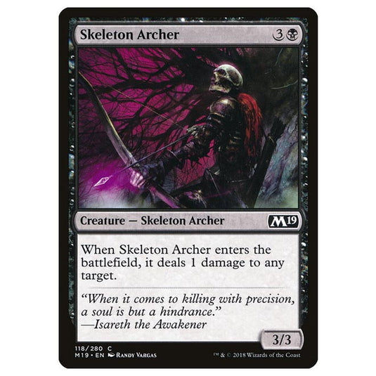 Magic The Gathering - Core Set 2019 - Skeleton Archer - 118/280