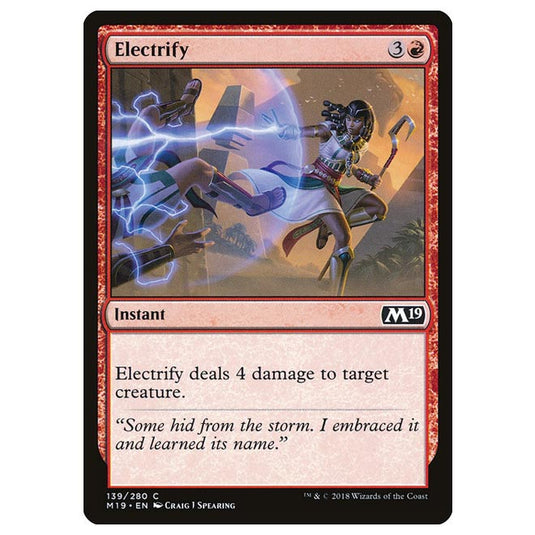 Magic The Gathering - Core Set 2019 - Electrify - 139/280