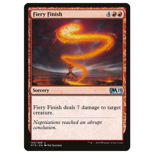 Magic The Gathering - Core Set 2019 - Fiery Finish - 140/280