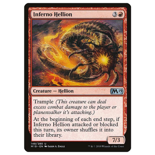 Magic The Gathering - Core Set 2019 - Inferno Hellion - 148/280