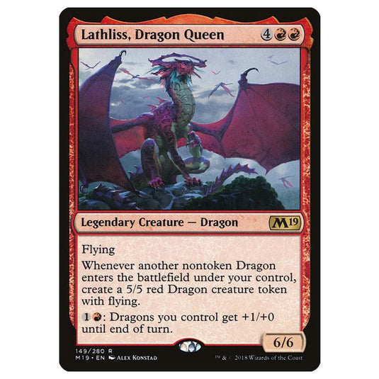 Magic The Gathering - Core Set 2019 - Lathliss, Dragon Queen - 149/280