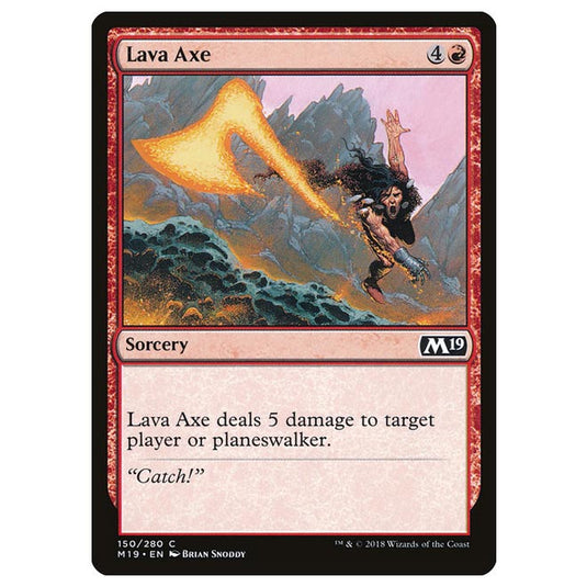 Magic The Gathering - Core Set 2019 - Lava Axe - 150/280