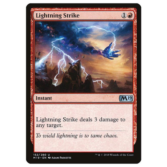 Magic The Gathering - Core Set 2019 - Lightning Strike - 152/280