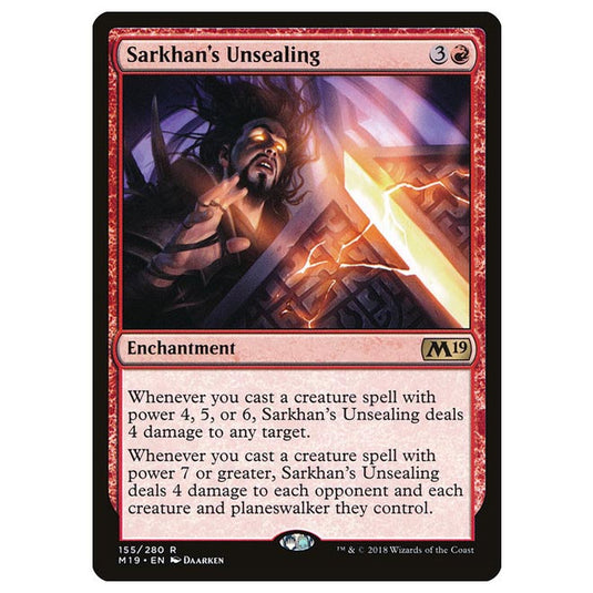 Magic The Gathering - Core Set 2019 - Sarkhan’s Unsealing - 155/280