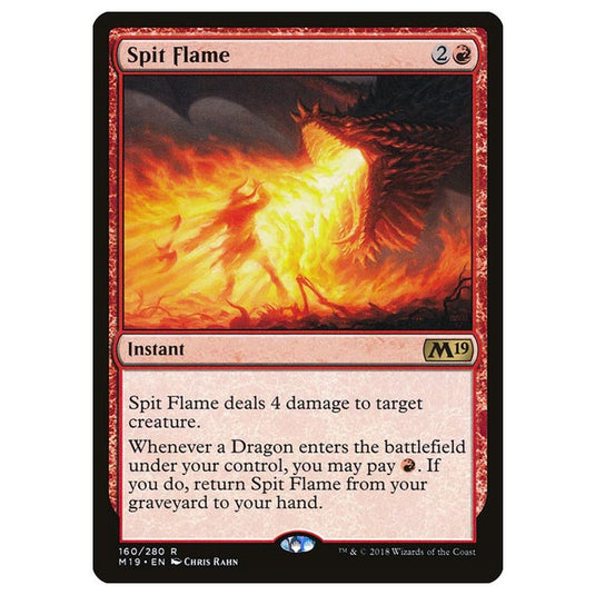 Magic The Gathering - Core Set 2019 - Spit Flame - 160/280