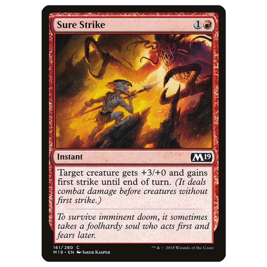 Magic The Gathering - Core Set 2019 - Sure Strike - 161/280