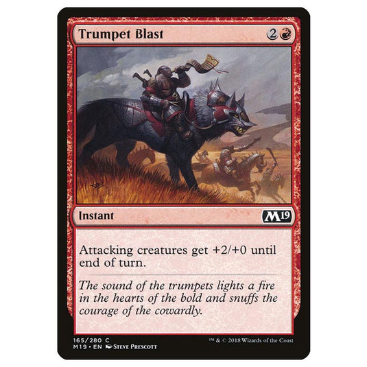 Magic The Gathering - Core Set 2019 - Trumpet Blast - 165/280