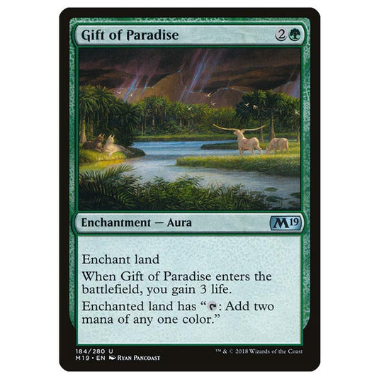 Magic The Gathering - Core Set 2019 - Gift of Paradise - 184/280