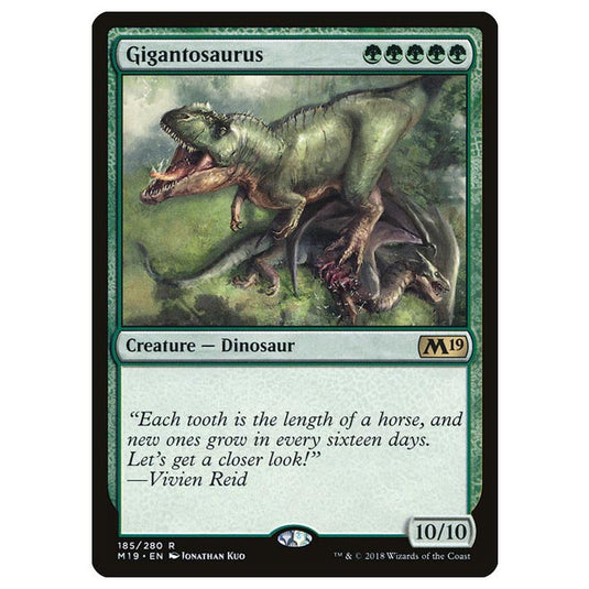 Magic The Gathering - Core Set 2019 - Gigantosaurus - 185/280