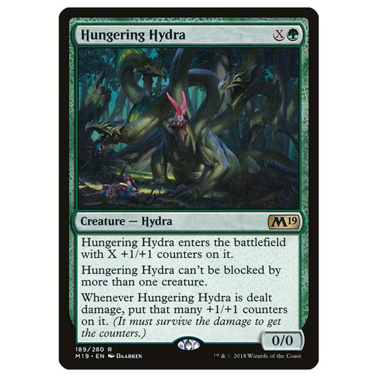 Magic The Gathering - Core Set 2019 - Hungering Hydra - 189/280