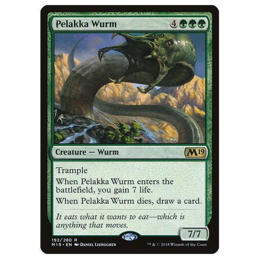 Magic The Gathering - Core Set 2019 - Pelakka Wurm - 192/280