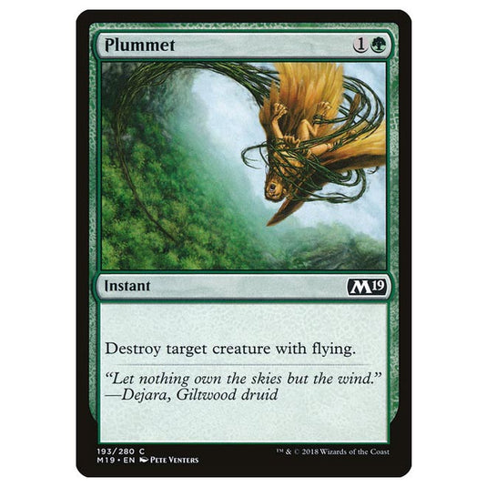 Magic The Gathering - Core Set 2019 - Plummet - 193/280