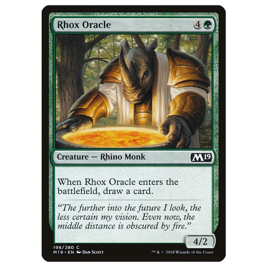 Magic The Gathering - Core Set 2019 - Rhox Oracle - 198/280