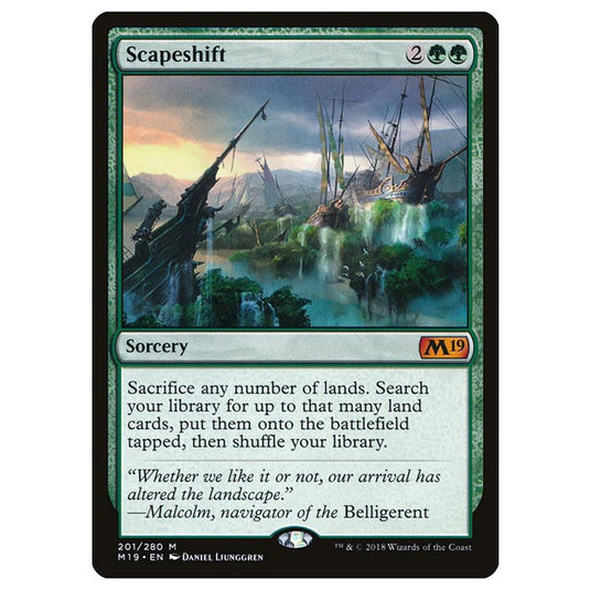 Magic The Gathering - Core Set 2019 - Scapeshift - 201/280