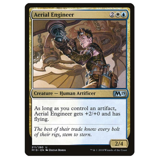 Magic The Gathering - Core Set 2019 - Aerial Engineer - 211/280