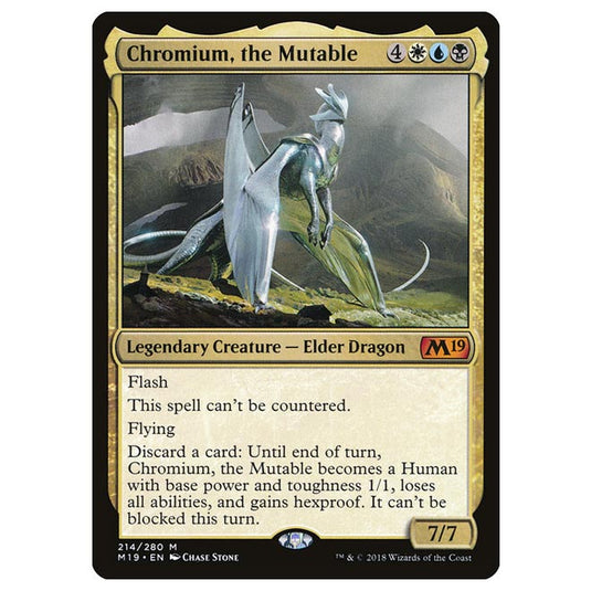 Magic The Gathering - Core Set 2019 - Chromium, the Mutable - 214/280