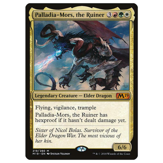 Magic The Gathering - Core Set 2019 - Palladia-Mors, the Ruiner - 219/280