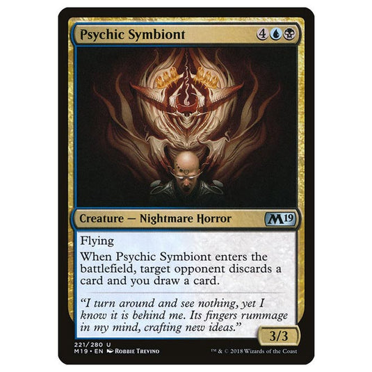 Magic The Gathering - Core Set 2019 - Psychic Symbiont - 221/280