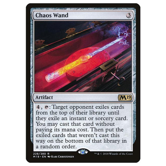 Magic The Gathering - Core Set 2019 - Chaos Wand - 228/280