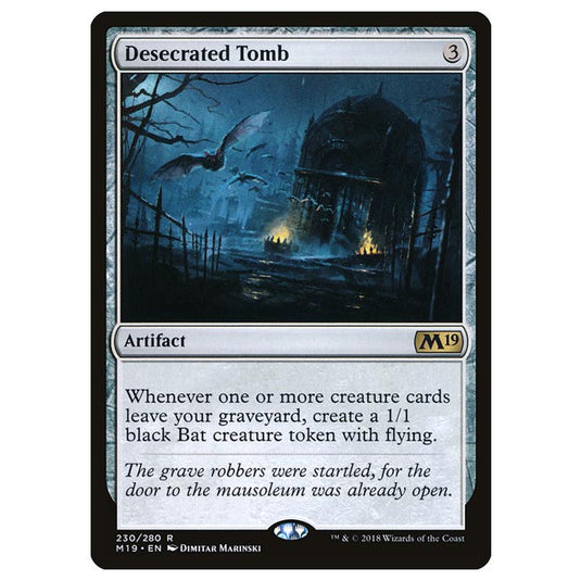 Magic The Gathering - Core Set 2019 - Desecrated Tomb - 230/280