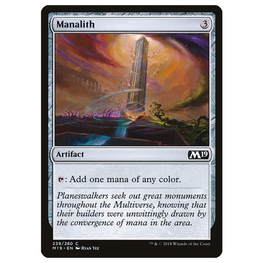 Magic The Gathering - Core Set 2019 - Manalith - 239/280