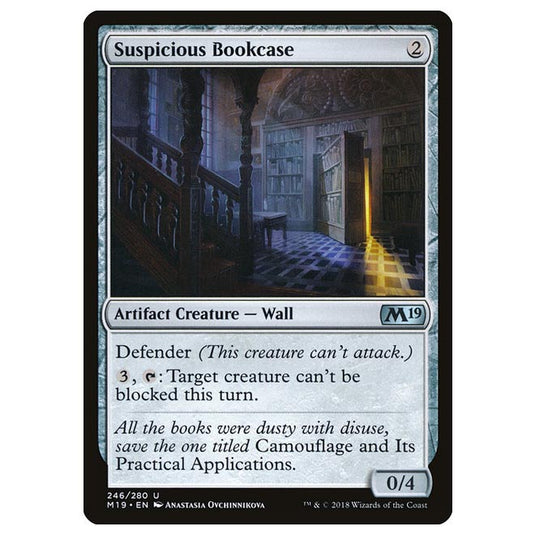 Magic The Gathering - Core Set 2019 - Suspicious Bookcase - 246/280