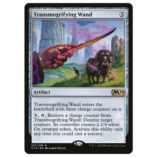 Magic The Gathering - Core Set 2019 - Transmogrifying Wand - 247/280