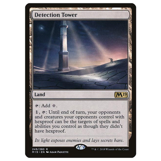 Magic The Gathering - Core Set 2019 - Detection Tower - 249/280