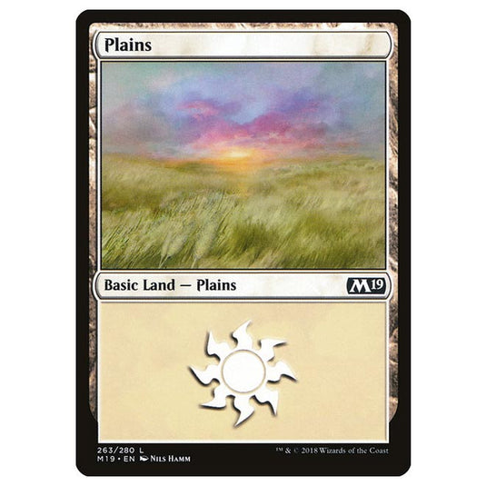 Magic The Gathering - Core Set 2019 - Plains - 263/280