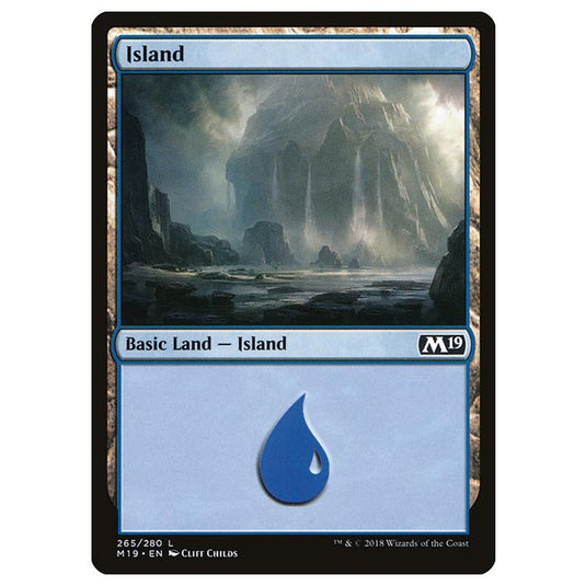 Magic The Gathering - Core Set 2019 - Island - 265/280