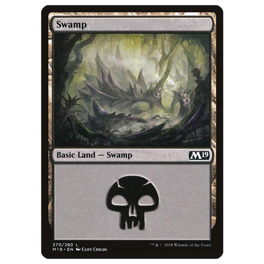 Magic The Gathering - Core Set 2019 - Swamp - 270/280