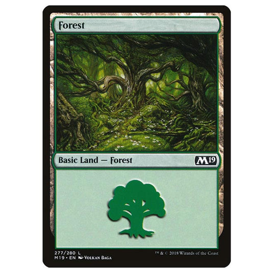 Magic The Gathering - Core Set 2019 - Forest - 277/280